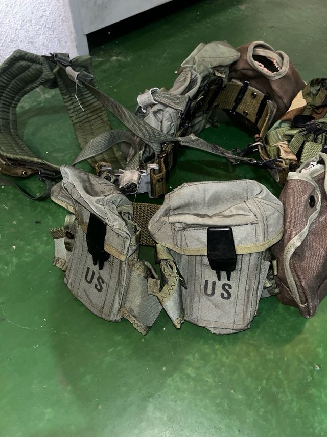 cinturon con arneses airsoft