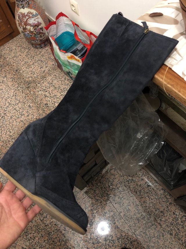 botas tommy hilfiger botas caña alta numero 40