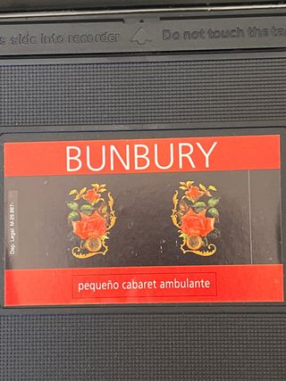 VHS BUNBURY PEQUEÑO CABARET AMBULANTE
