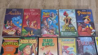 Vhs clásicas Disney y películas