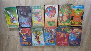 Vhs clásicas Disney y películas