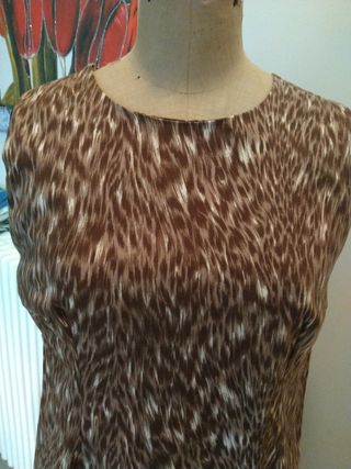 Tubino invernale fatto a mano in fustagno