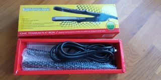 Plancha iónica de titanio para alisar pelo