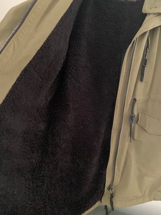 Parka verde Zara