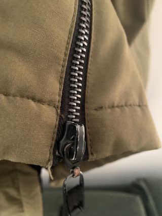 Parka verde Zara