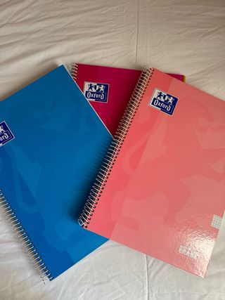 Pack 3 libretas oxford