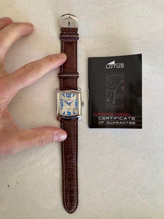 Reloj Lotus Caballero correa piel