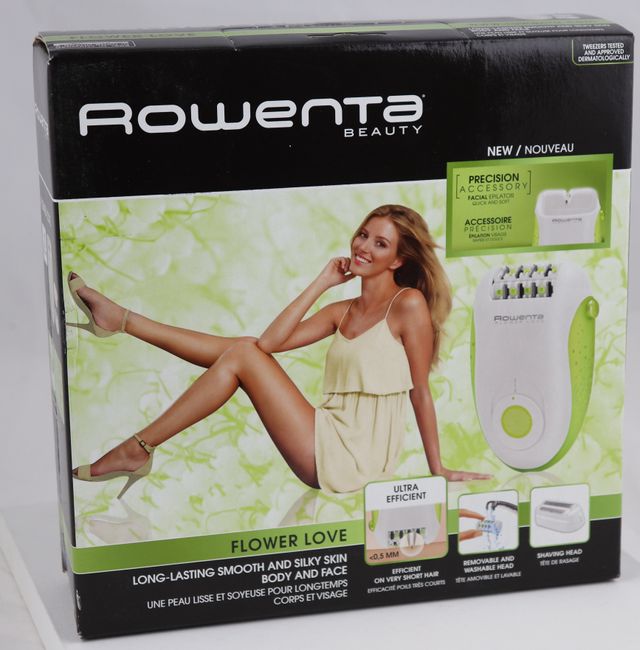 EPILATORE FLOWER LOVE:  Rowenta.