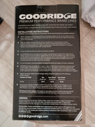 NUEVOS! Latiguillos Goodrige