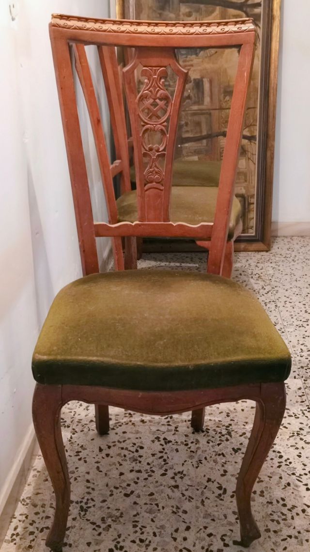 4 Sillas antiguas