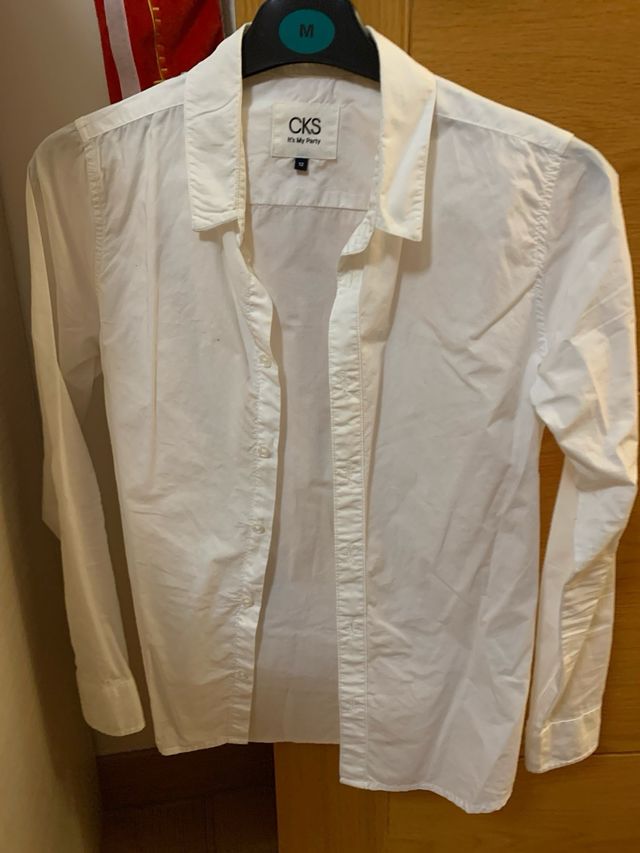 Camisa blanca algodón CKS Talla 12