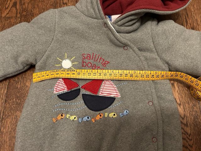 Tutina imbottita in pile