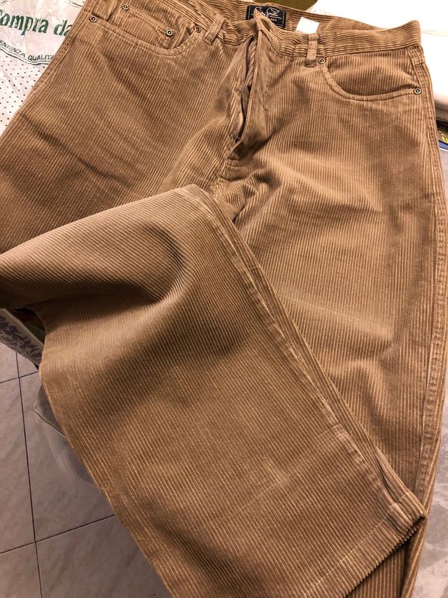 Pantaloni uomo in velluto L
