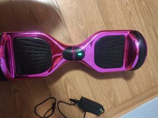 Hoveboard rosa,con luces led y música.
