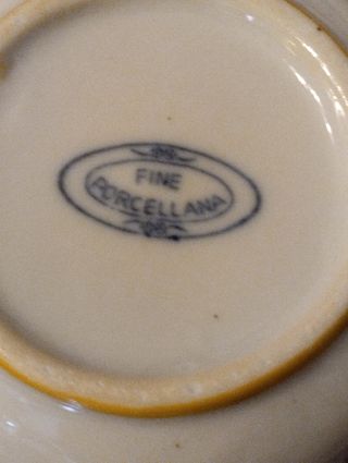 Servizio the in porcellana.Vintage