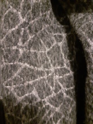 Abrigo  lana  100%  IMPECABLE leopardo gris