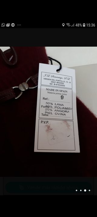 Guantes mujer NUEVO 