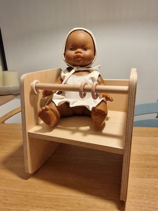 Trona-balancín muñec@ (Timber tradicional toys)