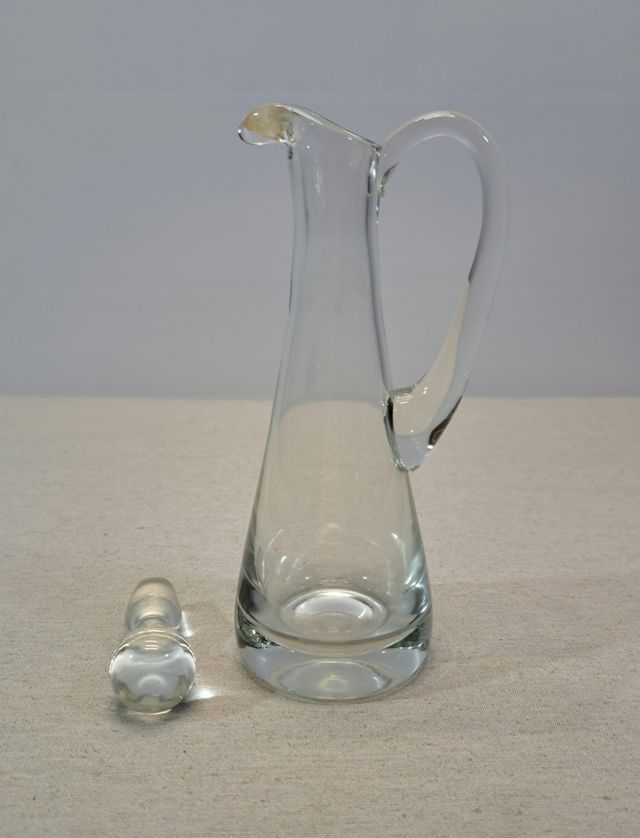 Aceitera vintage de cristal