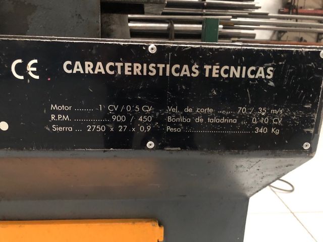 Sierra de cinta MG-K300- M/D.I