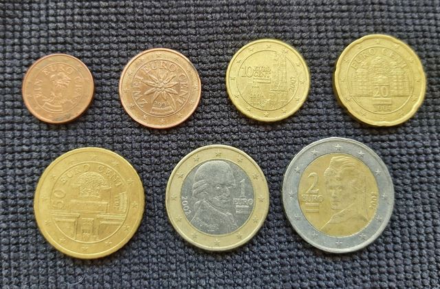 Lote 13: Monedas de euro de Austria