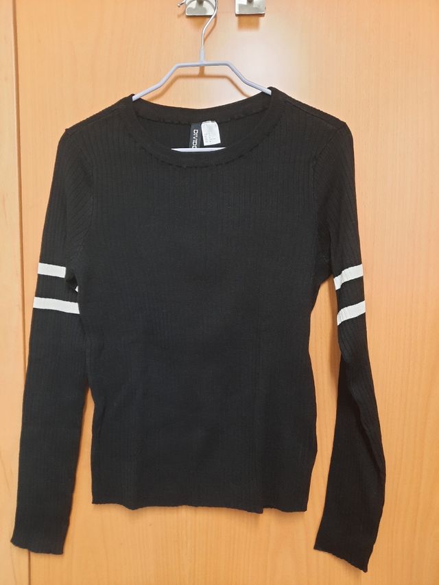 Jersey negro blanco nuevo