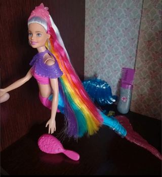 Barbie Sirena destellos de arcoiris