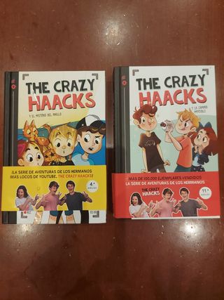 2 libros The Crazy Haacks x 10€