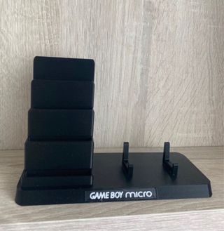Soporte game boy micro mas 4 porta juegos