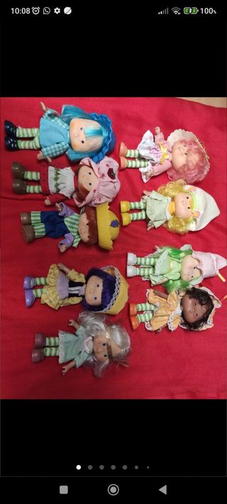 Muñequita Tarta Fresa y de Color