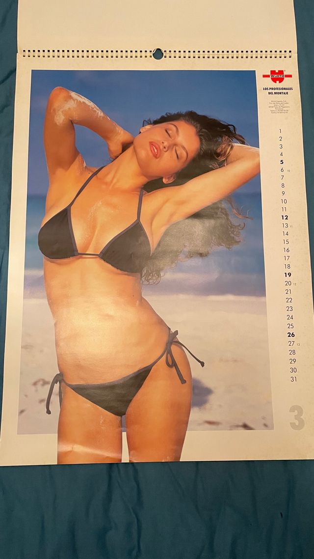 Calendario Wurth año girls 2000 49cm x 69cm