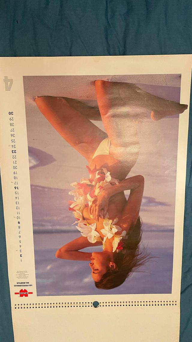Calendario Wurth año girls 2000 49cm x 69cm