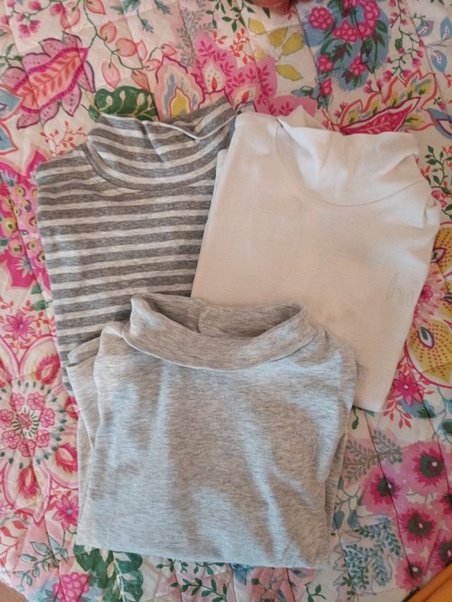 Camisetas algodón manga larga