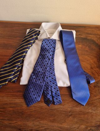 Set cravatte e pochette eleganti