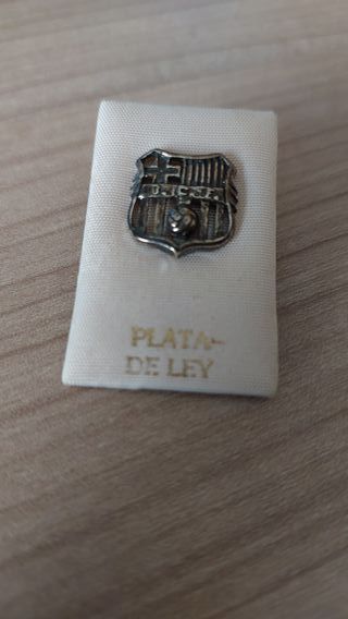 Insignia Barça plata