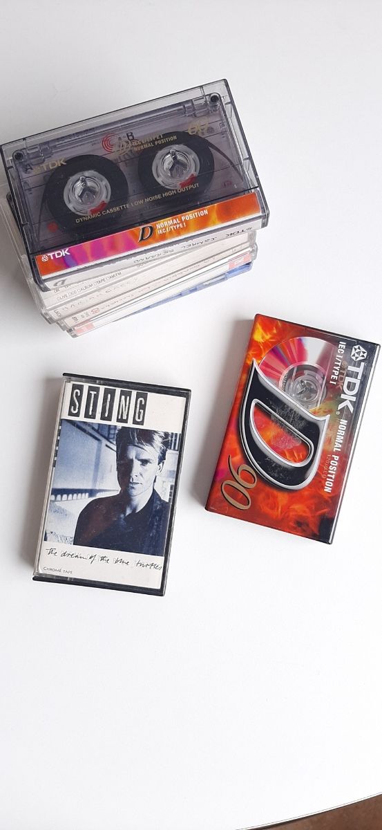 Cinta casette Sting, cinta virgen tdk