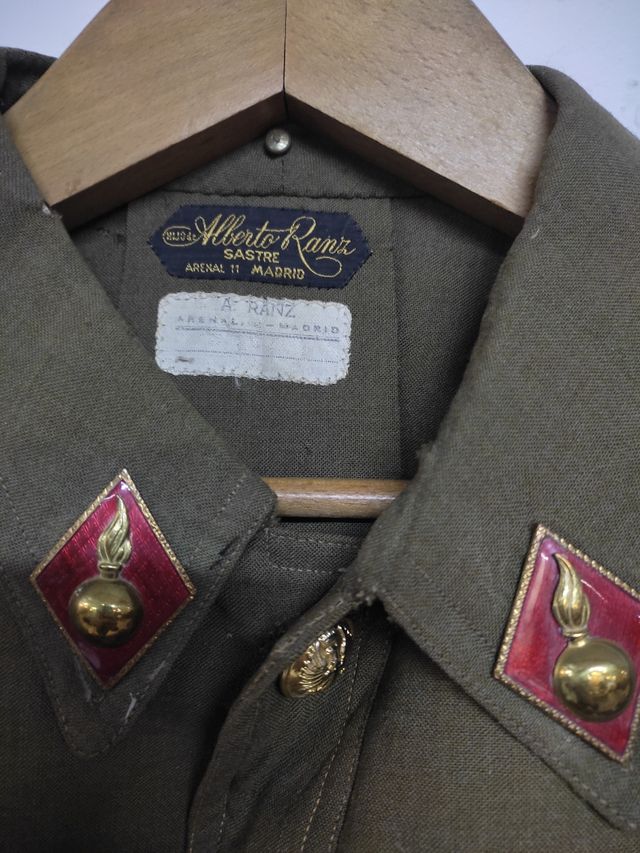 Chaqueta sahariana teniente coronel artillería