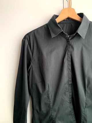 Camisa verde 42 Massimo Dutti