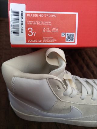 Zapatillas niño Nike Blazer MID'77 D(PS)