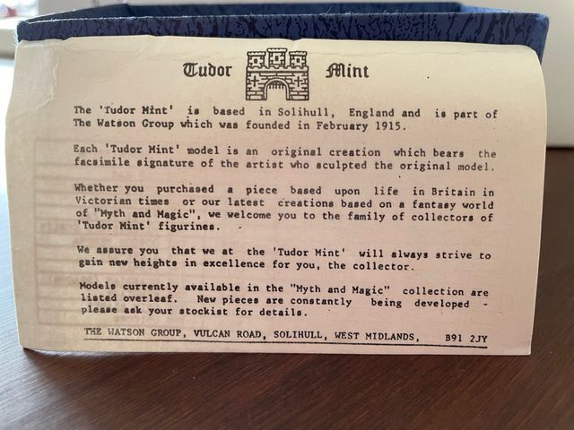 tudor mint miniatura pescador