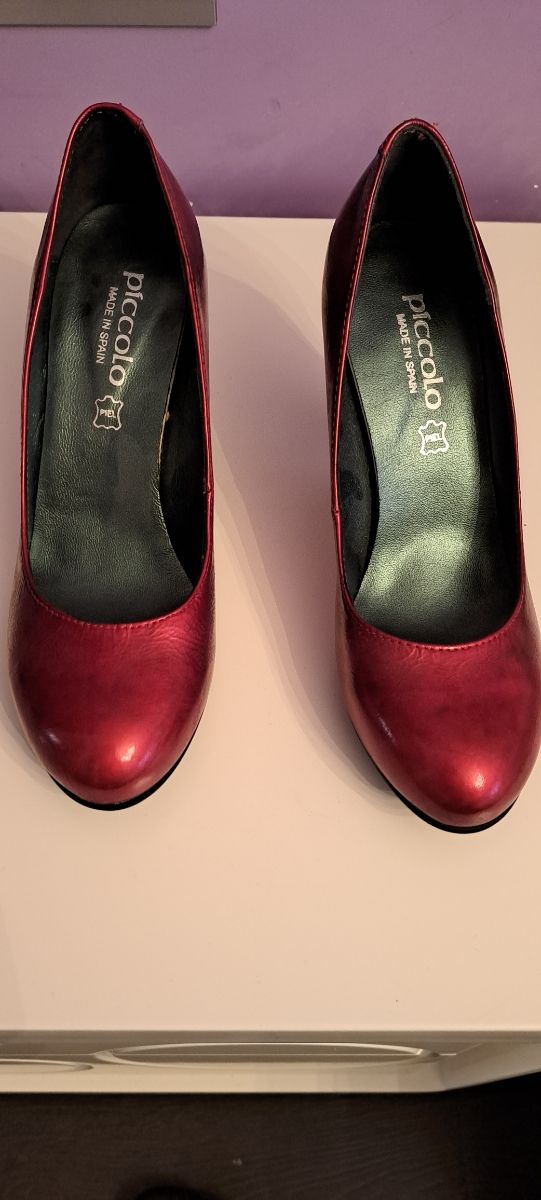 Zapatos piel Piccolo rojos