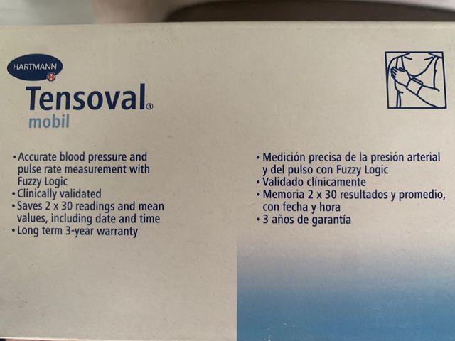 Tensoval Tensiometro muñeca nuevo a estrenar