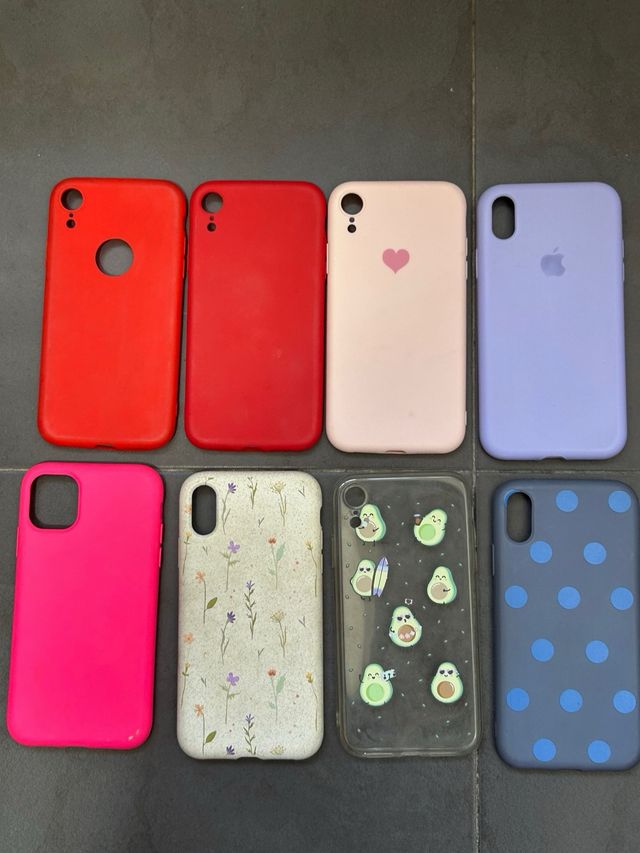 Lote 11 fundas iphone xr