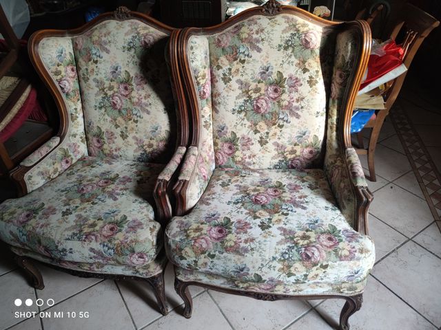 Coppia poltrone BERGÈRE primi del 900