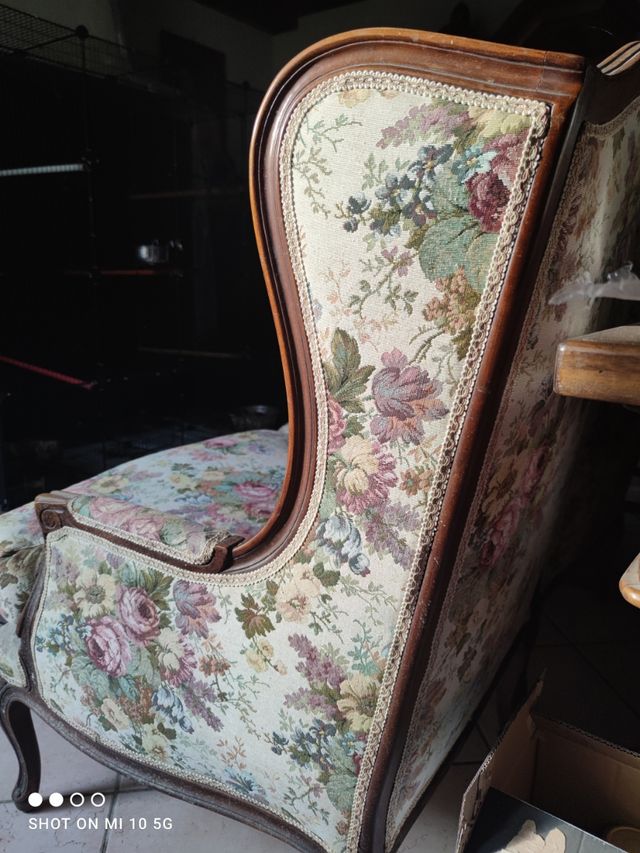 Coppia poltrone BERGÈRE primi del 900