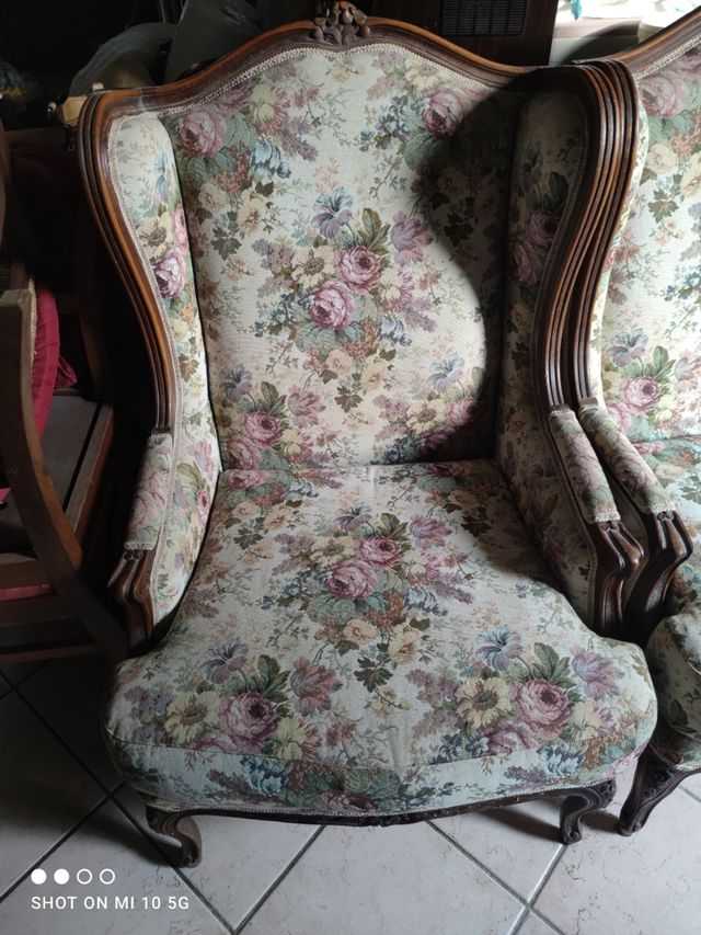 Coppia poltrone BERGÈRE primi del 900