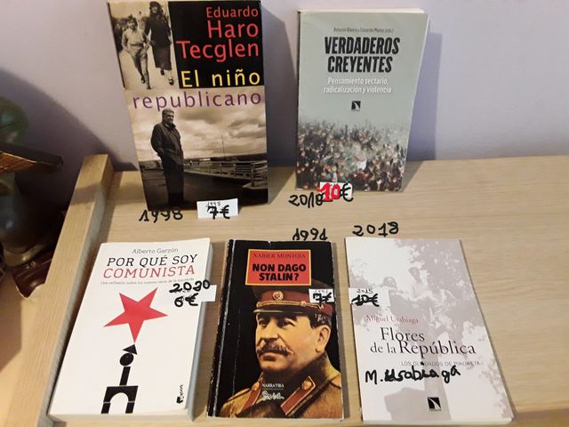 Libros nuevos de política y de 2@mano(ver precios)