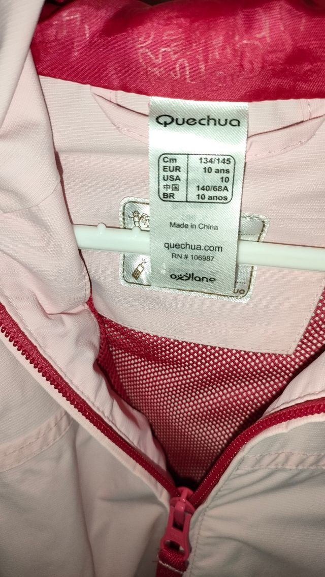 Chaqueta fina impermeable 