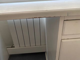 escritorio + silla + cojin lavanda