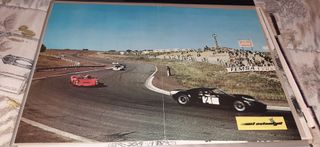 Poster de carrera en circuitos